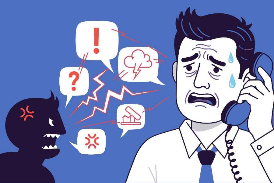 no to a client